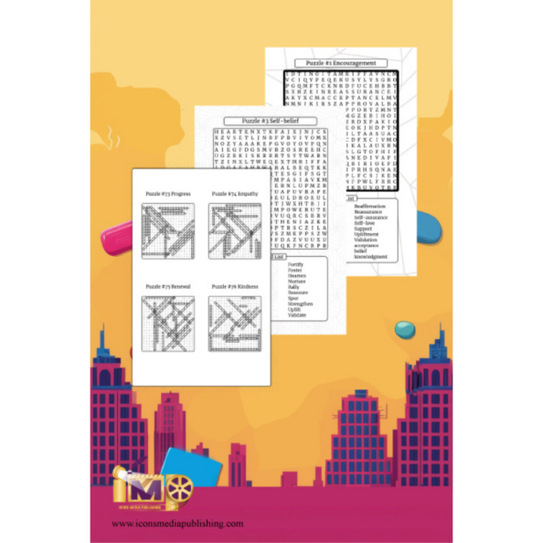 Motivational Word Search for Adults - Back - Iconsmediapublishing.com