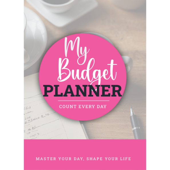 My Budget Planner Pink - Front- Iconsmediapublishing.com