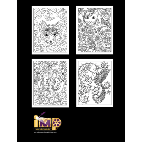 Nature's Animal Colouring Book A Creative Colouring Journey for All - Back - Iconsmediapublishing.com