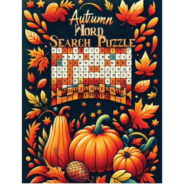 Autumn Word Search Puzzle - Front- Iconsmediapublishing.com