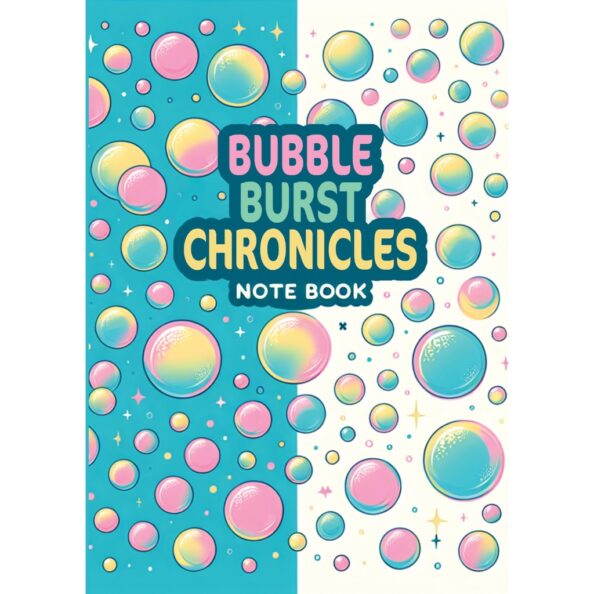 Bubble Burst Chronicles Notebook - Front- Iconsmediapublishing.com