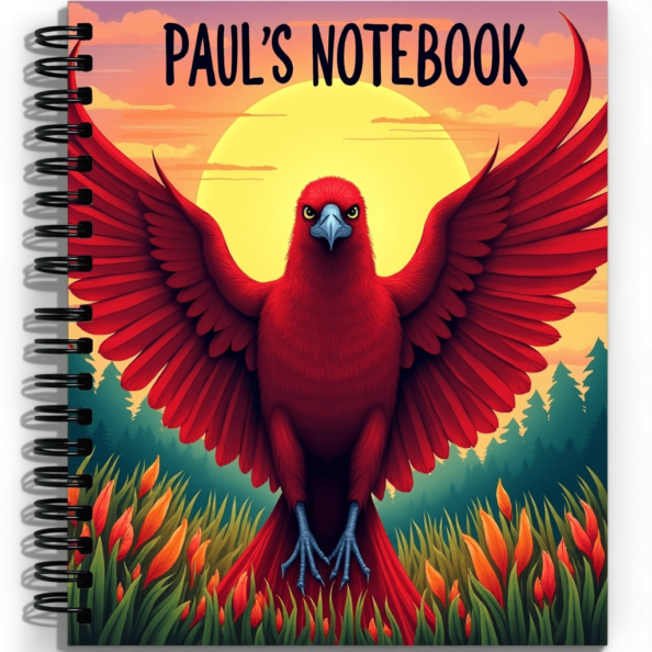 Paul's Personalized Cardinal Notebook