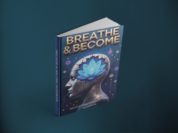 🧠 BREATHE & BECOME - Mental Health Reflections Notebook 🌸 - Image 8