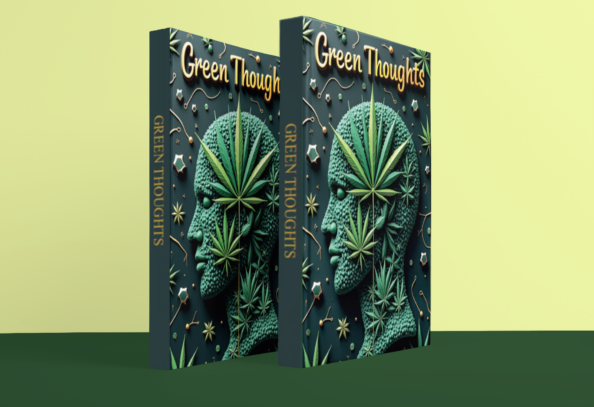🌿 GREEN THOUGHTS - Premium Cannabis Journal & Notebook 🌿
