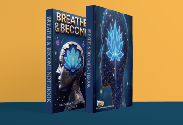 🧠 BREATHE & BECOME - Mental Health Reflections Notebook 🌸 - Image 4